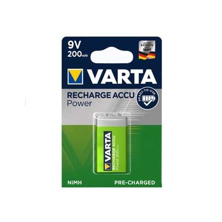 Pilha Recarregavel Varta 200mAh 9V 1un (56722) / Cabos e Bat