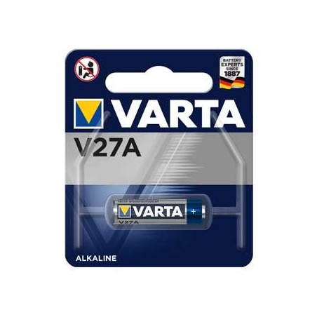 Pilha 27A Varta 12V 1un (4227) / Cabos e Baterias / Pilhas /