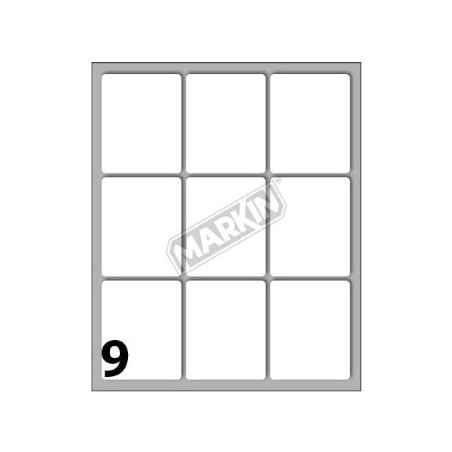 Etiquetas 46x37mm Markin Cod 35 10 Folhas 90un / Papeis e Tr