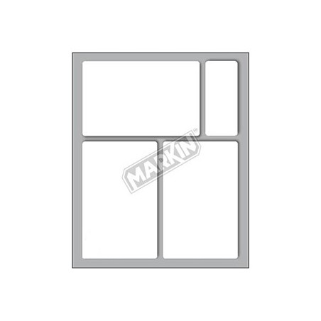 Etiquetas 83x53mm Markin Cod 49 3 Folhas 30un / Papeis e Tra