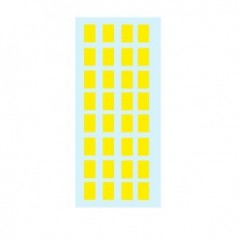 Etiquetas 12x19mm Herma 3641 Amarelo 5Fls 160un / Papeis e T