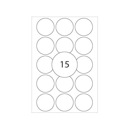 Etiquetas Redondas 32mm Herma2270  480un / Papeis e Transfor