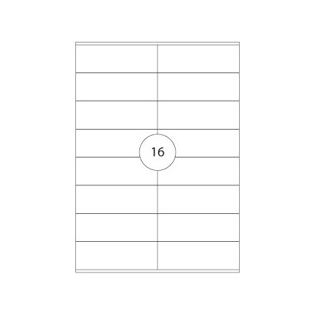 Etiquetas Polyester Transp/Mate (Laser&Copier) 105x36 50Fls