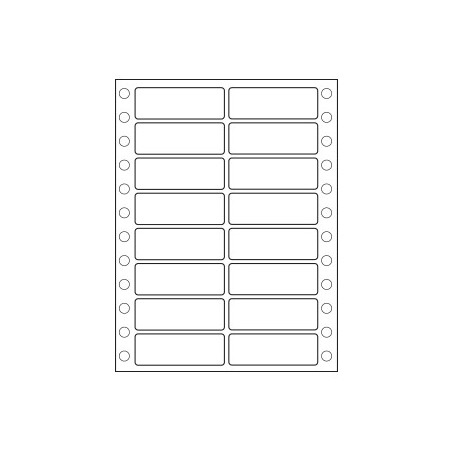 Etiquetas Continuo 102X36 (2 Vias) Cx8000 / Papeis e Transfo