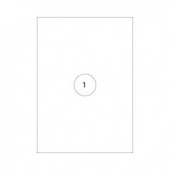 Etiquetas 210x297mm (A4) Transparente InkJet 25 Fls (25un) /