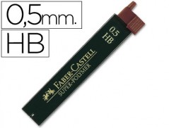 MINAS FABER-CASTELL GRAFITE 9065 0,5 MM HB TUBO DE 12 MINAS