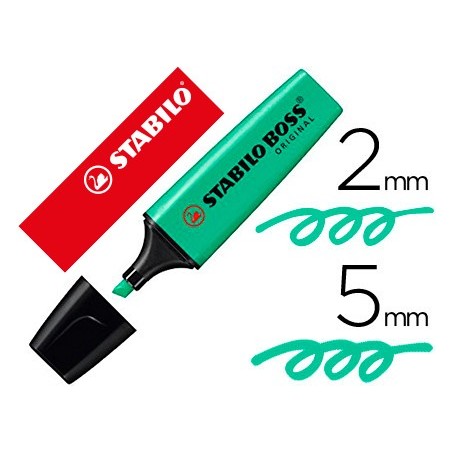 MARCADOR FLUORESCENTE STABILO BOSS 70 TURQUESA