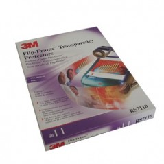 Bolsas Protectoras Transparencias c/Abas 3M RS7110 Pack 50 /