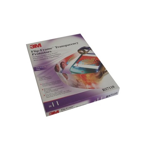 Bolsas Protectoras Transparencias c/Abas 3M RS7110 Pack 50 /