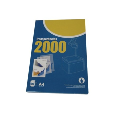 Transparencias 2000 Impressao Inkjet 50fls c/Tira Removível