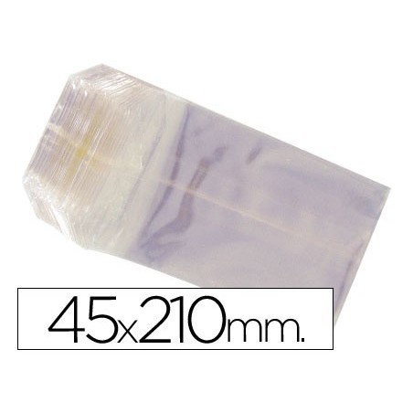 SACO CELOFANE 45X210MM PACK 100