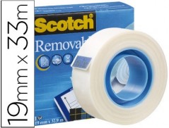 FITA ADESIVA SCOTCH REMOVIVEL. 33MTX19MM