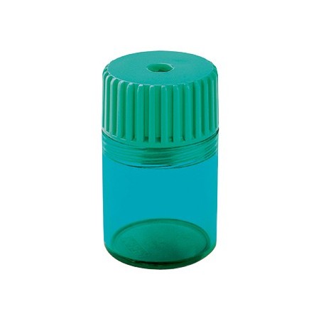 APARA LAPIS M+R DE PLASTICO REDONDO DE UM USO COM DEPOSITO