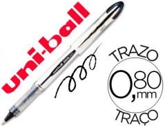 MARCADOR UNI-BALL ROLLER UB-200 VISION PRETO 0,8 MM