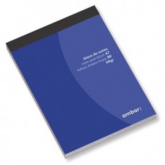 60un Bloco Notas A7 Liso Ambar 80Fls