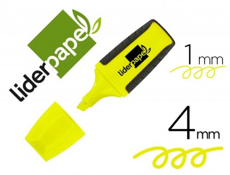 MARCADOR FLUORESCENTE LIDERPAPEL AMARELO