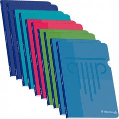 10un Caderno Agrafado A4 Pautado PP Ambar Sortido 1un