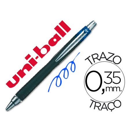 ESFEROGRAFICA UNI-BALL JETSTRAM SXN-210 RETRATIL COR AZUL
