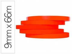 FITA ADESIVA Q-CONNECT 66M X 9MM VERMELHA PARA FECHAR SACOS