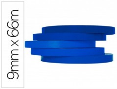 FITA ADESIVA Q-CONNECT 66M X 9MM AZUL PARA FECHAR SACOS