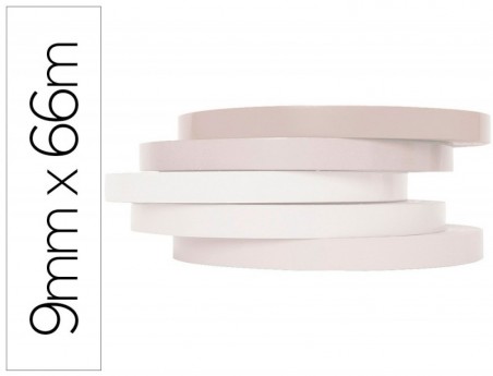 FITA ADESIVA Q-CONNECT 66M X 9MM BRANCA PARA FECHAR SACOS