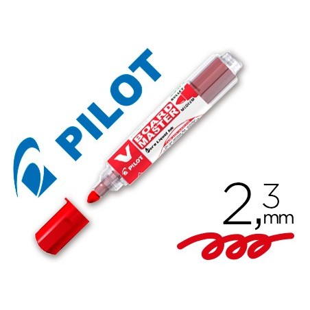 MARCADOR PILOT BOARD MASTER PARA QUADRO BRANCO VERMELHO TINT