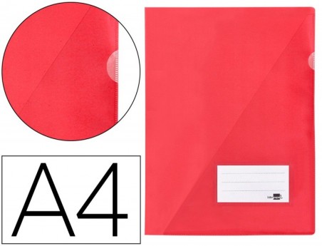 BOLSA DOSSIER LIDERPAPEL DIN A4 POLIPROPILENO TRANSPARENTE 9