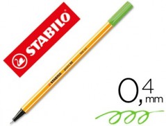 MARCADOR STABILO PONTA DE FIBRA POINT 88 VERDE HIELO 0,4 MM