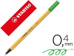 MARCADOR STABILO PONTA DE FIBRA POINT 88 VERDE PINO 0,4 MM