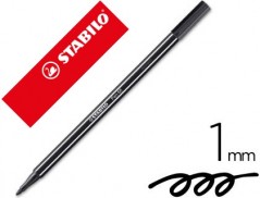 MARCADOR STABILO AGUARELAVEL PEN 68 PRETO 1 MM