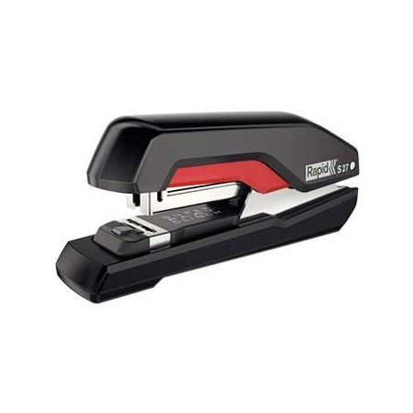 Agrafador Rapid S27 halfstrip Preto e Vermelho 30Fls / Escr