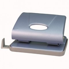 Furador Eagle 15 Folhas com guia Prata