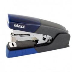 EAGLE Agrafador 24/6 30Fls Flat-Clinch Eagle Azul Escritorio