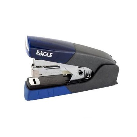 EAGLE Agrafador 24/6 30Fls Flat-Clinch Eagle Azul Escritorio