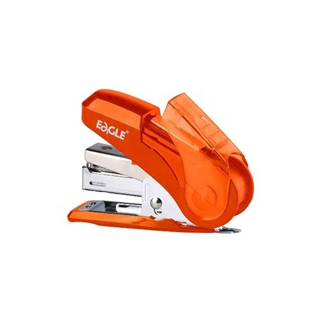 Agrafador Mini Nº10 16 Folhas + Agrafos Eagle Cores Sortidas