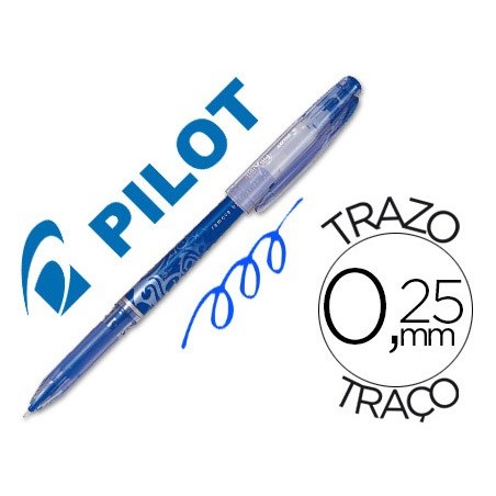 ESFEROGRAFICA PILOT FRIXION PONTA FINA AZUL