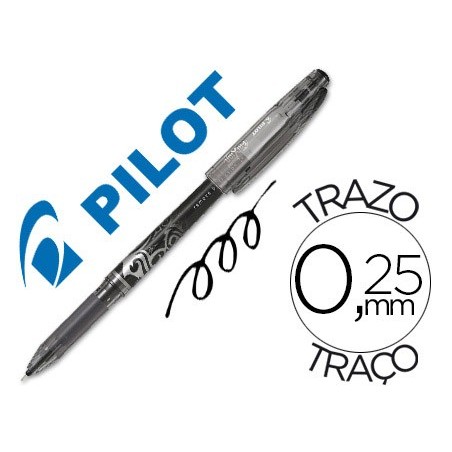 ESFEROGRAFICA PILOT FRIXION PONTA FINA PRETA