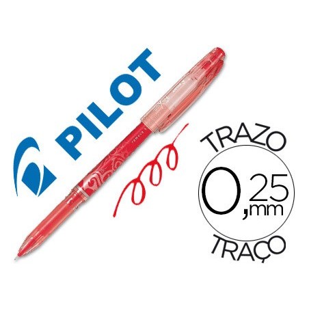 ESFEROGRAFICA PILOT FRIXION PONTA FINA VERMELHA