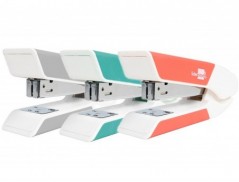 AGRAFADOR LIDERPAPEL PLASTICO CORES SORTIDAS CAPACIDADE 20 F