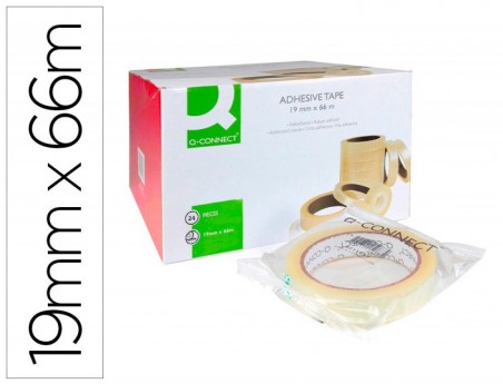 FITA ADESIVA Q-CONNECT 66 MT X 19 MM ENCELOFANADA