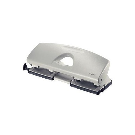 Furador 4 Furos 1,6mm 16 Folhas LEITZ 5022 Cinza / Escritori
