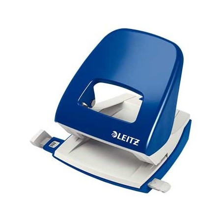 Furador Leitz 5008 2.5mm c/Regua 25 Folhas Azul / Escritorio