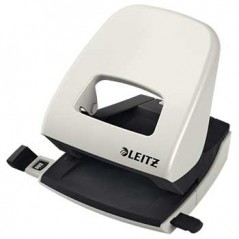 Furador Leitz 5008 2.5mm c/Regua 25 Folhas Cinza / Escritori