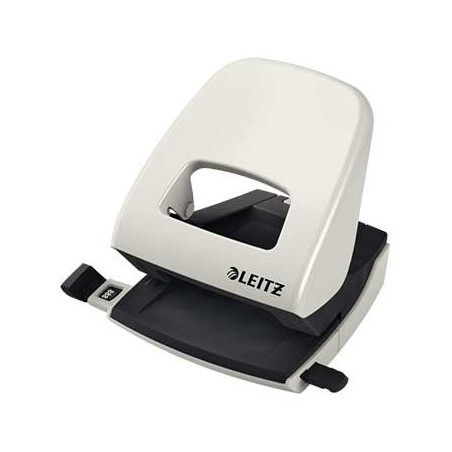 Furador Leitz 5008 2.5mm c/Regua 25 Folhas Cinza / Escritori