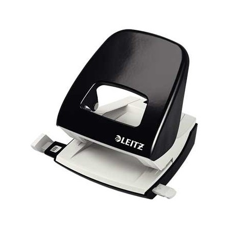 Furador Leitz 5008 2.5mm c/Regua 25 Folhas Preto / Escritori