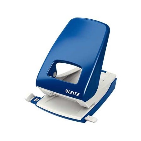 Furador Leitz 5138 4mm c/Regua 40 Folhas Azul / Escritorio e