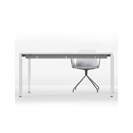 Secretária Metal Linha Minima 1000X600X750 Branco