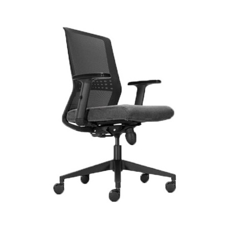 Cadeira Giratoria Thalis Bracos Regulaveis Preto