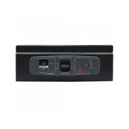 Cofre Eletronico 375x270x140 Eagle (Finger Print) Preto / Pr