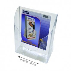 Expositor Porta Folhetos Acrilico A5  Largura 16cm (98231) /